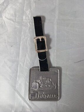 vintage pocket watch fob FIAT -ALLIS Dozer